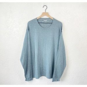 🖤 3/$25 SALE! 
Matt totillo teal and grey crew neck long sleeve shirt xxl